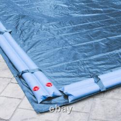 25' x 45' Rectangle In-Ground Swimming Pool Winter Cover 10 Year Imperial Blue