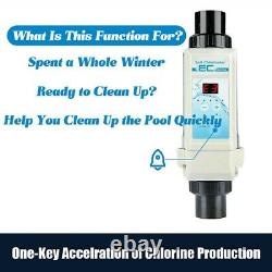 26,000 Gal. Pool Chlorine Generator System Salt Water Chlorinator For In-Ground