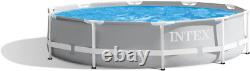 26701EH Prism Frame Premium above Ground Swimming Pool Set 10Ft X 30In Includ