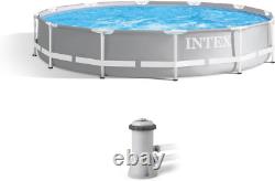 26711EH Prism Frame Premium above Ground Swimming Pool Set 12Ft X 30In Includ