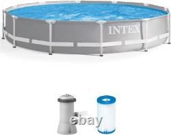 26711EH Prism Frame Premium above Ground Swimming Pool Set 12Ft X 30In Includ