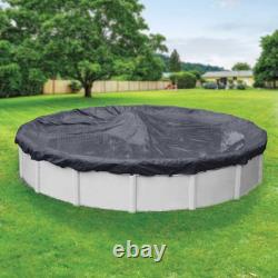 28' Round Above Ground Swimming Pool Winter Cover 8 Year Navy Blue