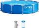28211eh Metal Frame Above Ground Swimming Pool Set 12ft X 30in Includes 530 G