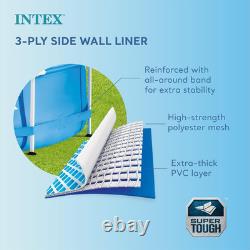 28211EH Metal Frame above Ground Swimming Pool Set 12Ft X 30In Includes 530 G
