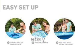 28211EH Metal Frame above Ground Swimming Pool Set 12Ft X 30In Includes 530 G