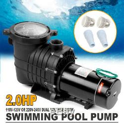 2HP 110-240V InGround Swimming Pool Portable Pump Motor Above Ground For Hayward