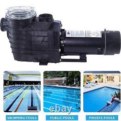 2HP 110-240v 6500GPH INGROUND Swimming POOL PUMP MOTOR with Strainer 2 thread NPT