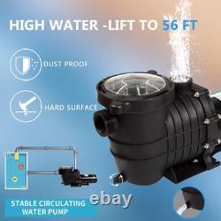 2HP 110V Pool Pump 111GPM for Inground & Above Ground Swimming Pools