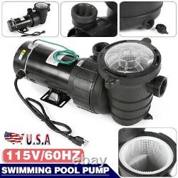 2HP 115V Inground Swimming Pool Pump Motor Water Pump With Strainer Filter Baske