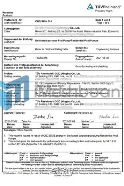 2HP 2 Speed 230v 1.5 NPT INGROUND Swimming POOL PUMP MOTOR withStrainer Hayward