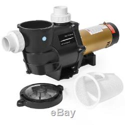 2HP 5850GPH In-Ground Swimming Pool Pump Variable 2-Speed with Strainer UL, 230v