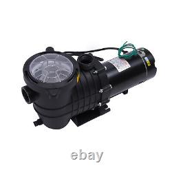 2HP 6800GPH Inground Swimming POOL PUMP with Strainer Basket Dual Voltage 110-240V