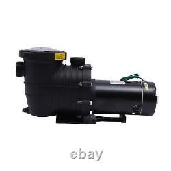 2HP 6800GPH Inground Swimming POOL PUMP with Strainer Basket Dual Voltage 110-240V