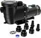 2hp Above/in Ground Pool Pump, 115v/230v 6900gph Self Priming