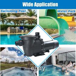 2HP Above/Inground Swimming Pool Pump Motor 6500GPH 79FT Hmax 110-240V Hayward