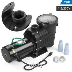 2HP For Hayward Swimming Pool Pump Motor InGround with Strainer Filter 110-240V