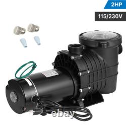 2HP For Hayward Swimming Pool Pump Motor InGround with Strainer Filter 110-240V