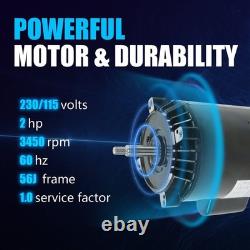 2HP For Swimming Pool Pump Motor InGround SP2615X20 UST1202 3450 RPM 60HZ