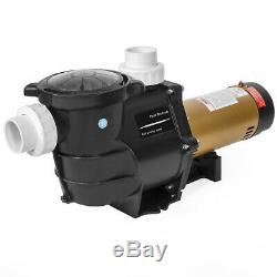 2HP In-Ground / Above Ground Swimming Pool Pump 2-Speed with Slip-On Fitting Set