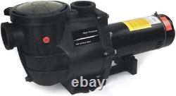 2HP In-Ground Swimming Pool Pump Dual Speed High Flow 2 Inlet 230V High Flow