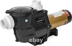 2HP In-Ground Swimming Pool Pump Variable Speed 2 Inlet 230V High Flo with Slip-O
