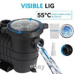 2HP Swimming Pool Pump Inground Dual Voltage High Flow 110/220V 1500W