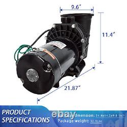 2HP in/Above Ground Swimming Pool Pump Self Primming For Hayward with Drain Plug