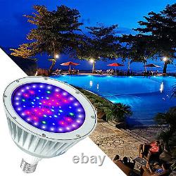 2PCS LED RGB+White 12V 40W Inground Swimming Pool LED Bulb Color Changing IP65