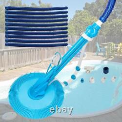 2x Inground Above Ground Swimming Pool Hose Set Auto Swimming Pool Cleaner Blue