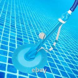 2x Inground Above Ground Swimming Pool Hose Set Auto Swimming Pool Cleaner Blue