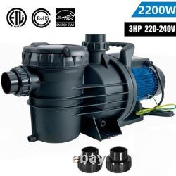 3.0HP 220/240v 2.0 NPT INGROUND Swimming POOL PUMP MOTOR withStrainer For Hayward