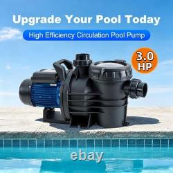3.0HP 220/240v 2.0 NPT INGROUND Swimming POOL PUMP MOTOR withStrainer For Hayward