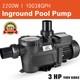 3.0hp Inground Swimming Pool Pump Motor With Strainer For Hayward 8200gph