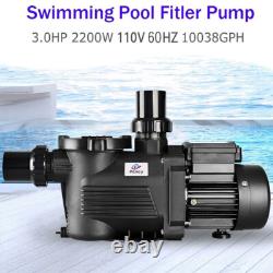 3.0HP INGROUND Swimming POOL PUMP MOTOR with Strainer for Hayward 8200GPH