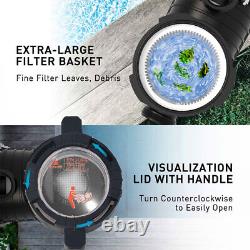 3.0HP INGROUND Swimming POOL PUMP MOTOR with Strainer for Hayward 8200GPH