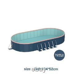 3.65m PVC folding pool (not inflatable) bathes and cools in summer