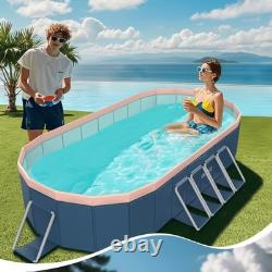 3.65m PVC folding pool (not inflatable) bathes and cools in summer