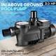 3 Hp High Speed Pool Pump For Up To 50000 Gallon Inground Swimming Pool Us Stock