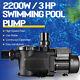 3 Hp Pool Pump For Up To 48k Gallons Inground Swimming Pool Us Stock