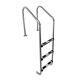 3 Step Stainless Steel In-ground Swimming Pool Ladder Non-slip With Easy Mount Leg