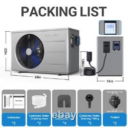 30,000BTU Swimming Pool Heater Plug-in for Inground Above Ground Pools 110/120V