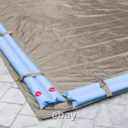 30' x 50' Rectangle In-Ground Swimming Pool Winter Cover 12 Year Sand