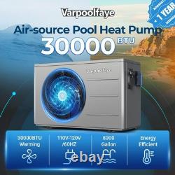 30000 BTU Above Ground Swimming Pool Heater/Cooler Electric for Inground Pools