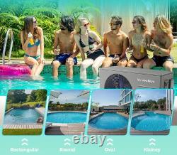 30000 BTU Swimming Pool Heat Pump for Above/In-Ground Pools 110V Pool Heaters