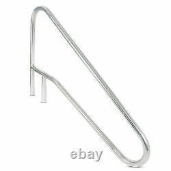 304 Stainless Steel Inground Swimming Pool Hand Rail Rustproof Stair Ladder