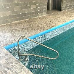 304 Stainless Steel Inground Swimming Pool Hand Rail Rustproof Stair Ladder