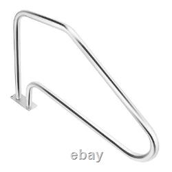 304 Stainless Steel Swimming Pool Hand Rail Inground Stair Grab Handrail with Base