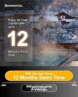 35000 BTU Pool Heater & Chiller Inverter Heat Pump In/Above Ground Pools 10K Gal