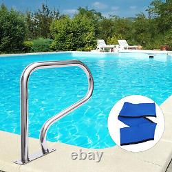 39.1 Stainless Steel 304 Swimming Pool Rail In-Ground Pool Railing Handrail New