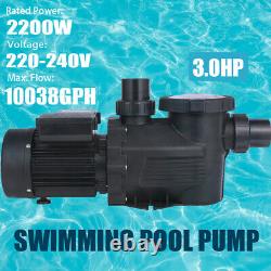 3HP For In-Ground Swinming Pools Pump US SUPPLY For Hayward Super Pump 10038 GPH